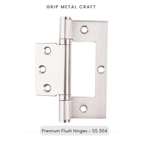 Stainless Steel Flush Door Hinge Crome Plated Size Inch At Rs