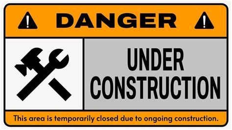 Construction Sign Template Editable Design Premium Editable Template Rawpixel