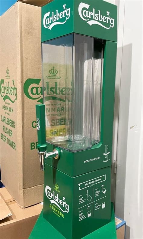 Carlsberg Beer Tower Litre Furniture Home Living Kitchenware