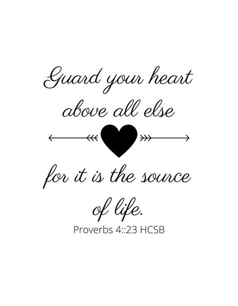 Guard Your Heart Svg File Cricut Cutting File Christian Etsy