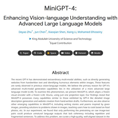 Minigpt 4 Future AI Toolbox