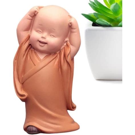 Bouddha Buddy Figurine Petit Moine Petite Figurine De Moine Mignon