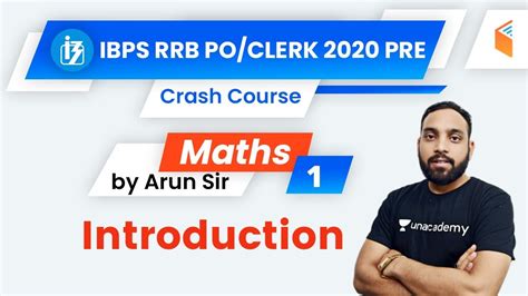 Pm Ibps Rrb Po Clerk Prelims Maths By Arun Sir