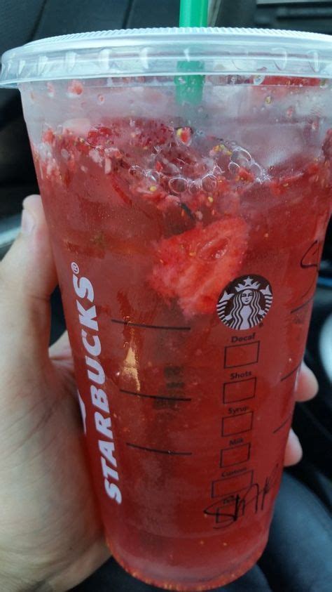 Starbucks Strawberry Acai Refresher Copo Starbucks Starbucks Secret