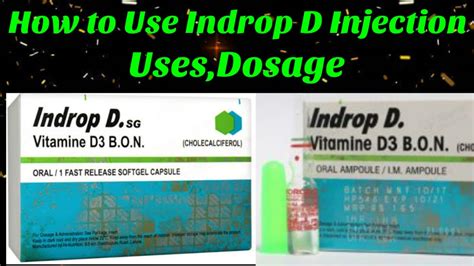 How To Use Indrop D Injectionindrop D Injection Kese Istimal Kren