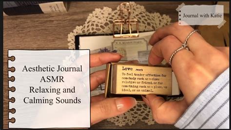 Asmr Various Sounds Journaling Asmr Decorate My Diary