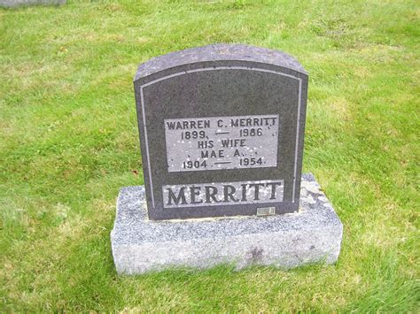 Warren Charles Merritt 1899 1986 Memorial Find A Grave