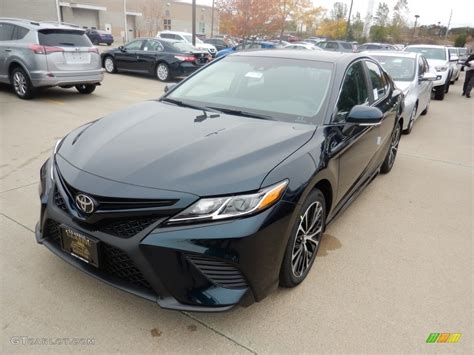 2018 Galactic Aqua Mica Toyota Camry Se 123536515 Photo 4 Gtcarlot