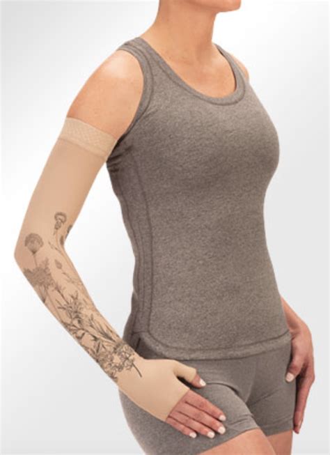 Juzo Soft Arm Sleeve Print Series Wildflower Henna Body Works