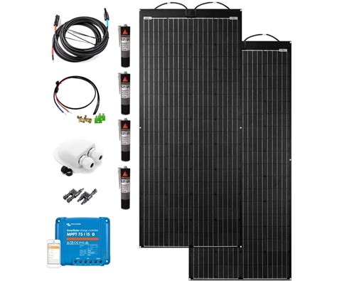 W Wohnmobil Solaranlage Super Leicht Hochleistung Flex Sets