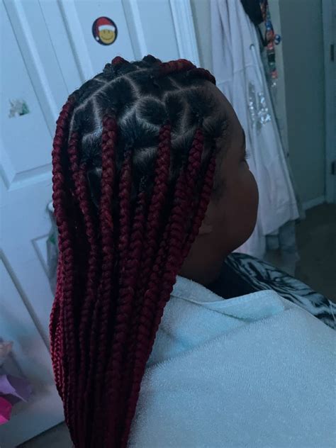 Knotless With Heart Braid Styles Braids With Curls Braids