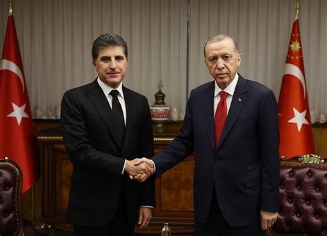 President Nechirvan Barzani meets with President of Turkey