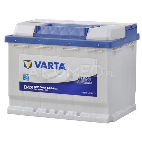 Akumulator Varta Blue Dynamic D43 12V 60Ah 540A Lewy Sklep Akumeo