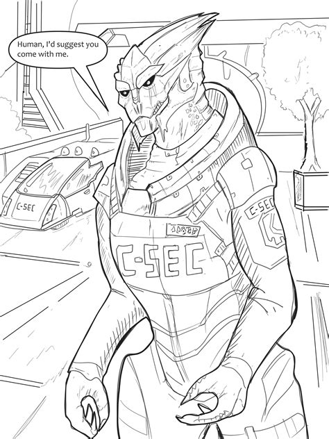 C-Sec Arrest (OC) : r/masseffect