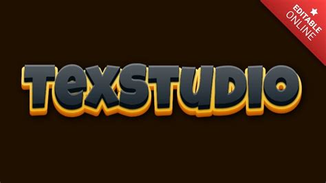 TexStudio Texteffekt Generator