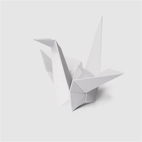 Origami Tsuru Branco: The Traditional Japanese Paper Crane – easy ...