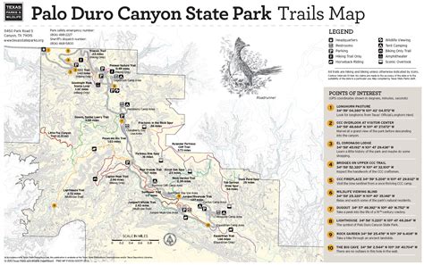 Palo Duro Canyon State Park Map - Living Room Design 2020