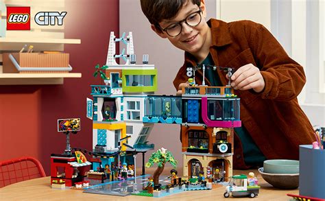 Lego City Downtown 60380 Building Toy Set Multi Feature Playset With