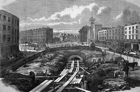 Construction Of The Worlds First Underground Railway The Metropolitan