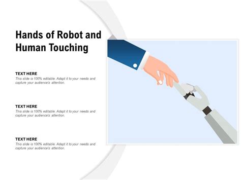 Hands Of Robot And Human Touching Powerpoint Slides Diagrams Themes