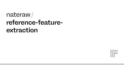 Examples Nateraw Reference Feature Extraction Replicate