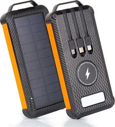 Greatop Power Bank Solare 16800 MAh Caricatore Solare Portatile USB C