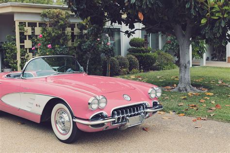 Lookbook Pink Corvette Vintage Corvette Vintage Cars