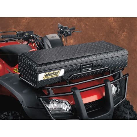 Moose Aluminum Atv Boxes Front Trunk Cargo Box Black Quad Webshop