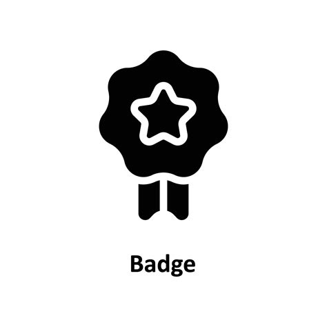 Badge Vector Solid Icons. Simple stock illustration stock 21567360 ...