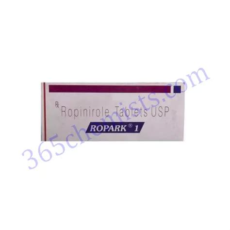 Ropark 1mg Tablet Ropinirole 1mg 365chemists