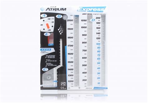 Atrium 4000 100n Atrium Express Dry Seal Chest Drain Si Esutures