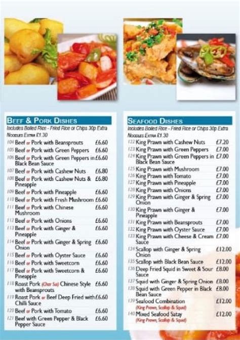 New Chinese Takeaway Alloa S Full Menu Online