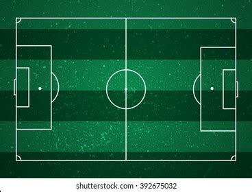 Soccer Field Football Field Vector Illustrator Stock Vector Royalty