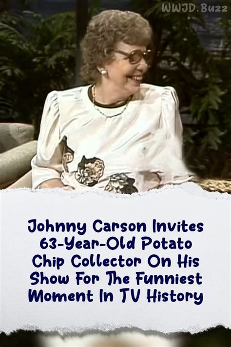 Johnny Carson Invites 63 Year Old Potato Chip Collector On His Show For