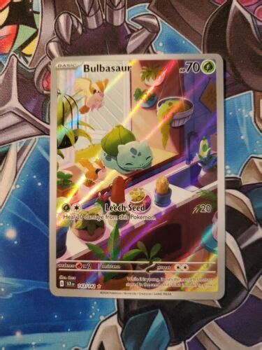 Pokemon Bulbasaur Illustration Rare Alternate Art Holo Nm