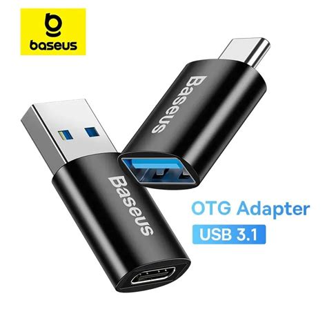 Bas Adaptateur De Transfert De Donn Es Usb Otg Type C Convertisseur