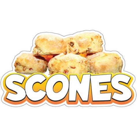 Signmission 16 In Scones 2 Decal Concession Stand Food Truck Sticker