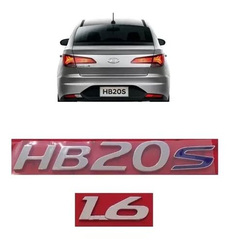 Kit Emblemas Letreiro Hyundai Hb S Hb S