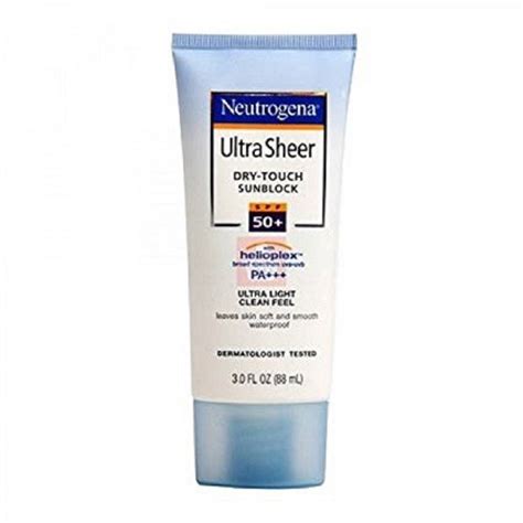 Neutrogena Ultra Sheer Dry Touch Sunblock Spf 50 88ml Spf 50 Pa