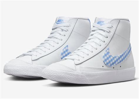 Nike Blazer Mid Blue Gingham Fd9163 100 Sbd