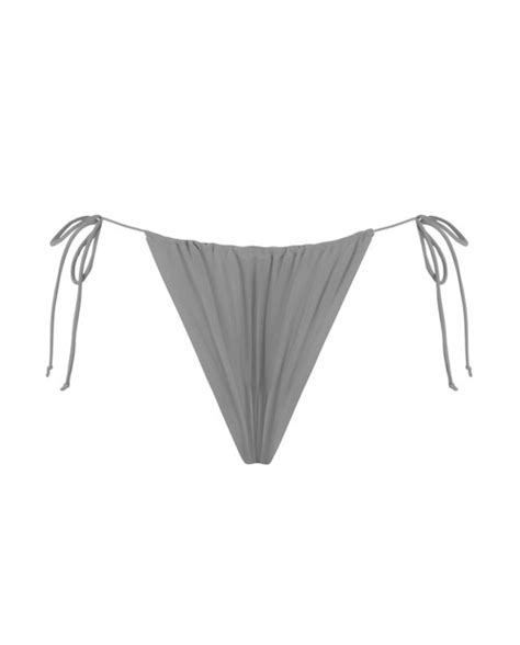 Grey Ruched Bikini Bottoms Ark Swimwear Buy Online