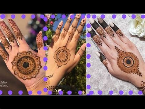 Eid Special Gol Tiki Mehndi Designs Eid Mehndi Designs Photo