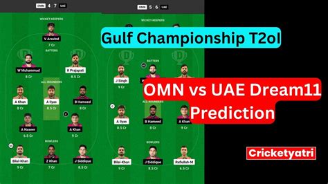 OMN Vs UAE Dream11 Prediction In Hindi Dream11 Team Fantasy Cricket