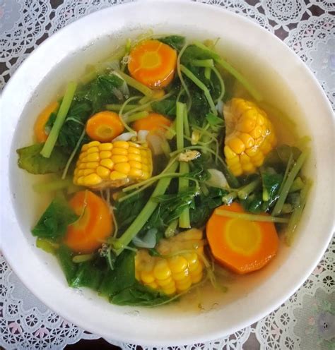 Masak Sayur Bayam Bening Jagung - HOBI SAYUR