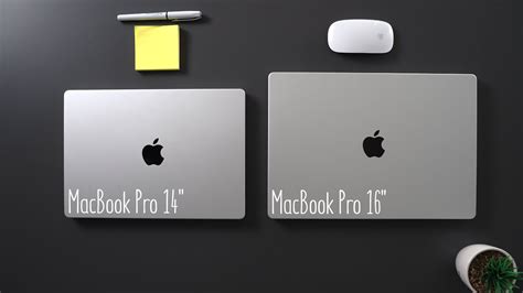 השוואת גדלים Macbook Pro 14 Vs Macbook Pro 16 Youtube