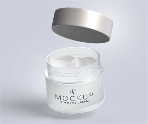 Premium Psd Cosmetic Cream Jar Mockup