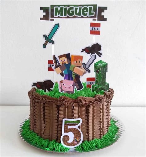 Bolo Do Minecraft 40 Fotos E Dicas Para Festa Infantil