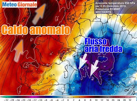 Tendenza METEO CAPODANNO 2020 Arriva Il FREDDO Vediamo Dove E Quando