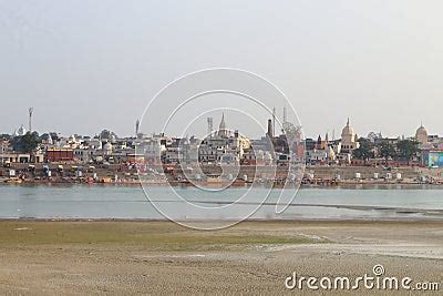 Saryu River Ghats In Ayodhya Dhaam At Ayodhya, Uttar Pradesh, India Editorial Image ...