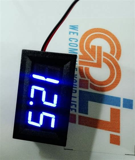 Jual Voltmeter Volt Meter DC LED Biru Dan Hijau Di Lapak GoitSurakarta